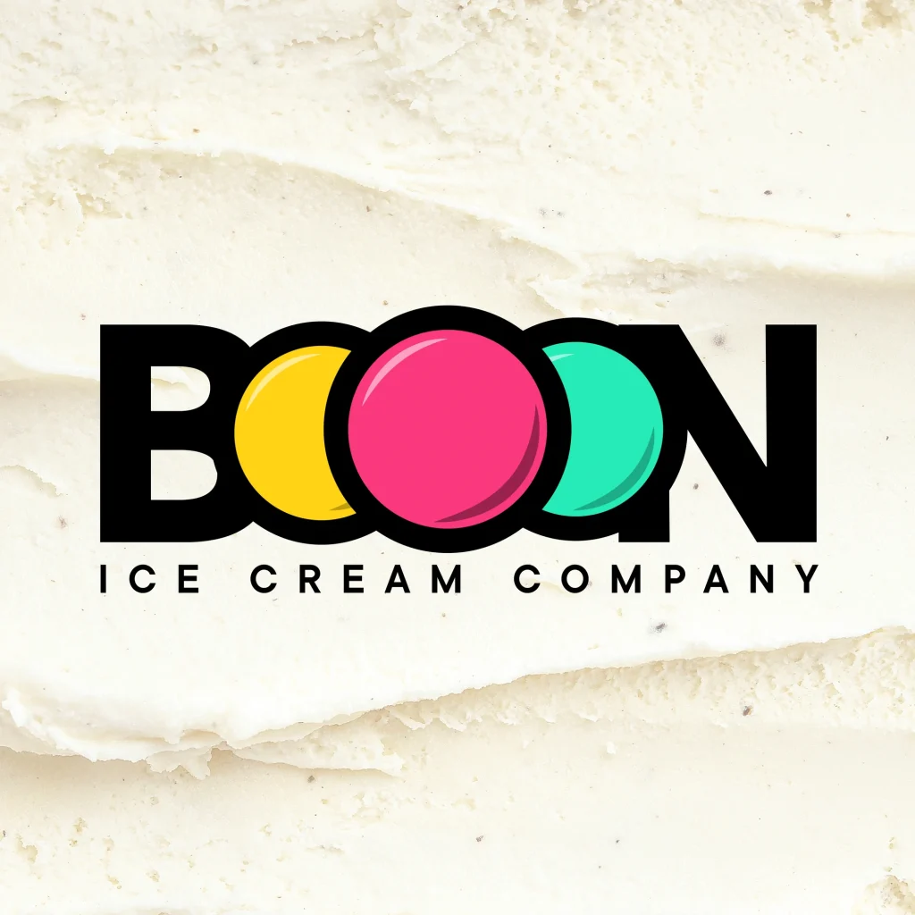 BOOON logotype - skapad av frilans grafisk designer Sköneskog Studio