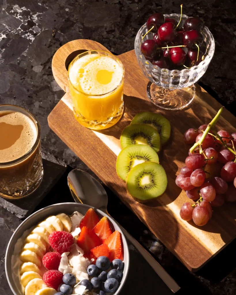 Matfotograf Sköneskog Studio i Stockholm har fotat en vacker frukost.